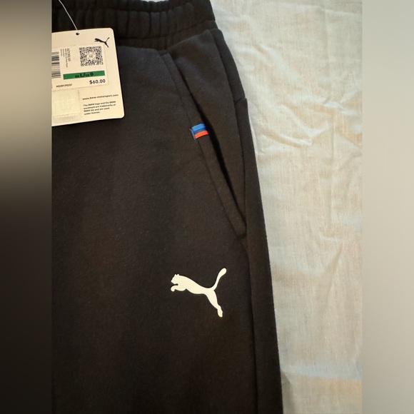 Puma Men BMW M Motorsport Logo Print Joggers - Picture 3 of 8